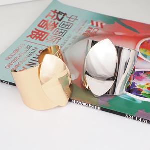 HANSIDON Kim Loại Sáng Bóng Tuyên Bố Choker Punk Đồ Trang Sức Quyến Rũ Độc Đáo Hợp Kim Khai Trương Cuff Vòng Đeo Tay & Bangles Tuyên Bố Đồ Trang Sức - Product Image 5