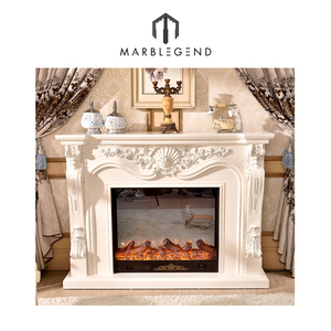 <span class=keywords><strong>Chimenea</strong></span> de mármol blanco antigua tallada para hombre - Product Image 2