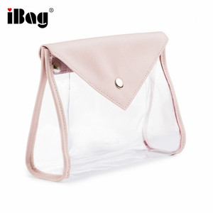 <span class=keywords><strong>Bolsa</strong></span> <span class=keywords><strong>de</strong></span> cosméticos con fuelle <span class=keywords><strong>de</strong></span> PVC <span class=keywords><strong>de</strong></span> plástico transparente y piel sintética Rosa bebé <span class=keywords><strong>de</strong></span> gama alta, neceser <span class=keywords><strong>de</strong></span> viaje personalizado con solapa <span class=keywords><strong>de</strong></span> PVC - Product Image 2