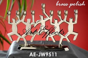 <b>Brass</b> Judaica Menorah Antique Finish Monstrance Sacred Vessel for Holy Communion Catholic Eucharistic Adoration Display Piece - Product Image 6