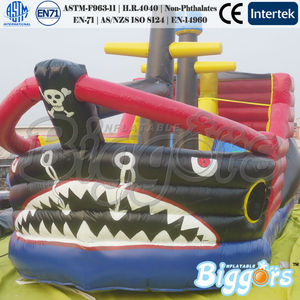 toboggan gonflable bateau pirate gonflable trampoline saut de <span class=keywords><strong>jeu</strong></span> pour les enfants - Product Image 1
