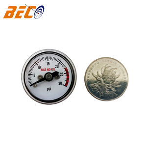 Manomètre à air miniature BECO de 1 pouce avec boîtier en plastique ABS, régulateur de <span class=keywords><strong>CO2</strong></span>, manomètres pour <span class=keywords><strong>aquarium</strong></span> - Product Image 2