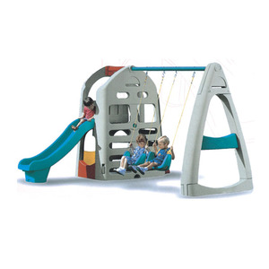 Balançoire populaire en plastique pour bébés et enfants, avec <span class=keywords><strong>toboggan</strong></span>, pour l'intérieur et l'extérieur - Product Image 1