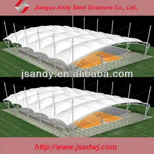 shade high tensile fabric membrane structure