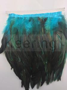 Đặt Hàng Nhỏ Chất Lượng Cao Màu Sắc Đôi Dậu Vải Cắt Tỉa Của Gà Lông - Product Image 5