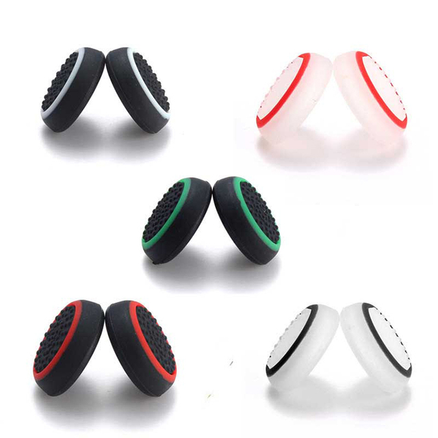Silicone Thumb Stick Analog Joystick Cover Caps Skin Grips for Nintendo Switch PS5 PS4 PS3 XBOX One S X Series 360 Controller