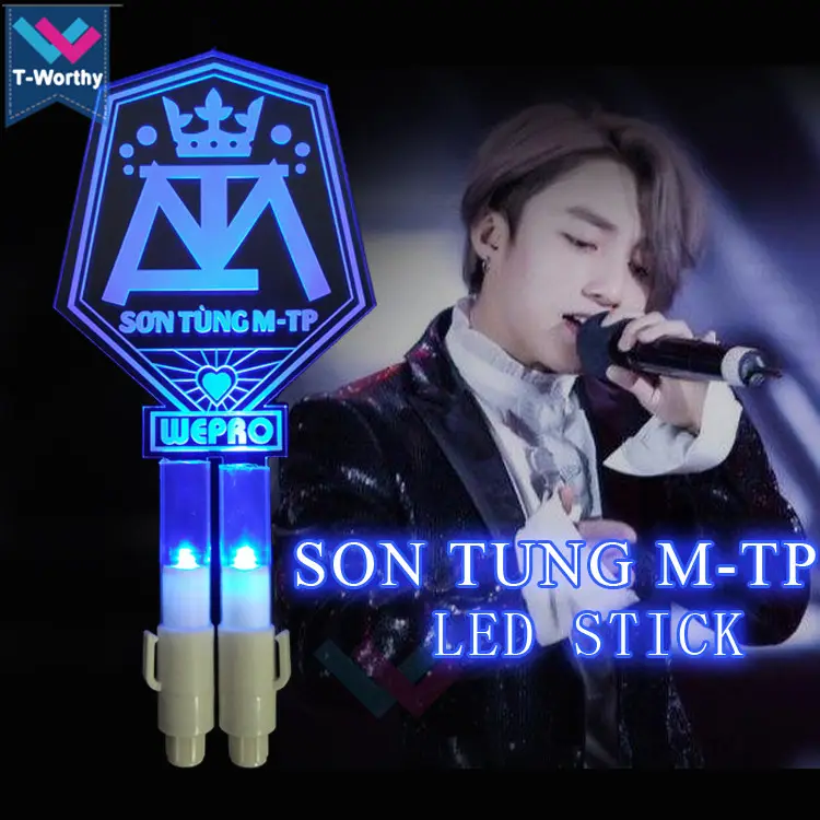 ญี่ปุ่น/เกาหลี K-Pop เพลงพรรคคอนเสิร์ตโปรดปรานคริลิคที่กำหนดเอง LED Light Up Stick