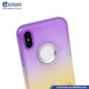 Compra a granel de China cambio de color fibra de carbono TPU cascara en el teléfono para <span class=keywords><strong>iPhone</strong></span> <span class=keywords><strong>X</strong></span> - Product Image 2