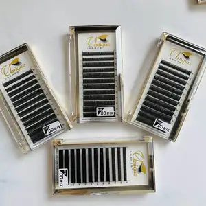 100% feito à mão Lashes Própria Marca Lindo Cílios individuais Cílios Atacado