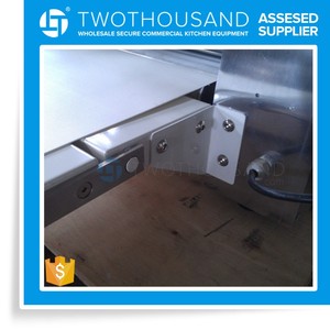 TT-D18A 430X1700MM konveyör bant CE masa üstü pasta yufka açma makinesi - Product Image 4