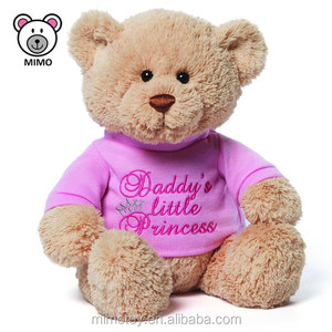<span class=keywords><strong>Orsacchiotto</strong></span> di Peluche Rosa con Maglietta 'Happy Birthday', Regalo per Ragazza, Giocattolo Morbido Personalizzabile con Logo OEM - Product Image 3