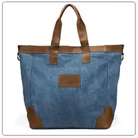 Branded bags newest pictures lady women famous fashion canvas handbag with leather strap