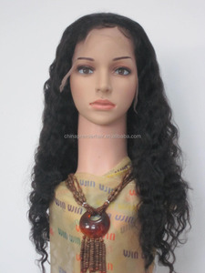 <span class=keywords><strong>Alibaba</strong></span> Express, superventas, pelo natural alineado con cutícula, cabello virgen ondulado español, cabello humano malayo, peluca completa de encaje - Product Image 3