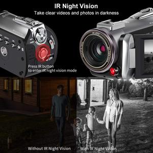 Profession elle digitale Real 4K 30fps Infrarot Nachtsicht WiFi optische Zoom Videokamera - Product Image 2