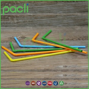Cannucce Flessibili a Spirale in Plastica Colorate Monouso per Succhi e Decorazioni - Product Image 6