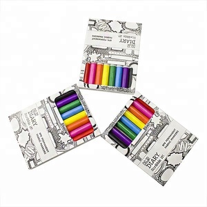 Magic Colorful Child Fabric DIY Painting 6 Pack <strong>Washable</strong> <strong>Marker</strong>
