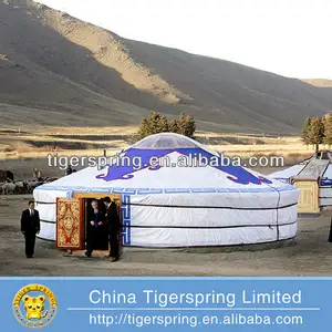 אוהל מונגוליה עשוי מעץ או מתכת 