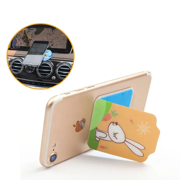 Gift promotion mobile phone accessories 360 Rotate adhesive car phone holder