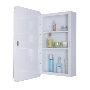 America medicine cabinet recessed and surface steel white bathroom cabinet popular for bathroom furniture