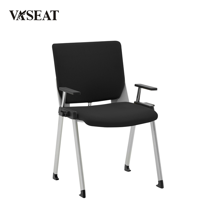 Comfortable durable adjustable arm stackable office chair for meeting room