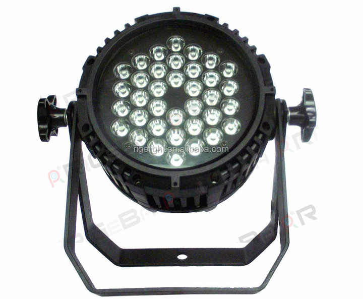 ステージライトdmx512 ledパーライト36x3ワットrgbw 4イン1防水