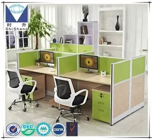 Station de travail modulaire créative, bureau, meuble avec cadre et panneau cubique