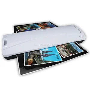 QH380 văn phòng sử dụng Tự Động Nóng/Lạnh Máy Ép A3 Tờ/PVC Thẻ Laminator/giấy hoặc hình ảnh laminator a4