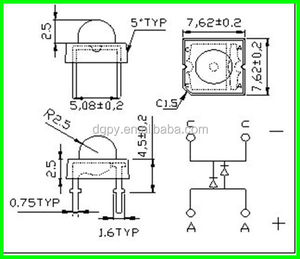Màu Đỏ màu xanh lá cây màu xanh màu vàng hồng màu cam trắng 5 mét siêu Flux LED <span class=keywords><strong>Piranha</strong></span> LED Đèn LED điốt 1000 cái mỗi túi (CE & Rohs compliant) - Product Image 6