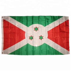 Personalizado Venta caliente <span class=keywords><strong>Bandera</strong></span> de <span class=keywords><strong>Burundi</strong></span> <span class=keywords><strong>Bandera</strong></span> de poliéster - Product Image 1
