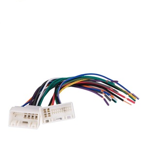 Faisceau de câblage automobile pour <span class=keywords><strong>autoradio</strong></span> 24 broches, fiches pour <span class=keywords><strong>autoradio</strong></span> d'origine pour Hyundai - Product Image 1