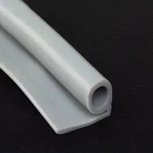 Tubo de silicone com núcleo oco, borracha extrusora, tubo de vedação de silicone transparente