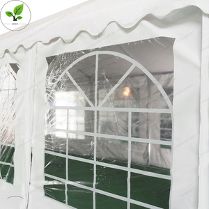 Tentes de fête extérieures en PVC de style premium, blanches, 4x6m, avec cadre galvanisé, sortie d'usine - Product Image 5