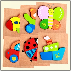 Câu Đố Bằng Gỗ Dễ Thương Động Vật Phim Hoạt Hình Thông Minh Trẻ Em Món Quà Giáo Dục Brain Teaser Trẻ Em Trò Chơi Ghép Hình Câu Đố - Product Image 2