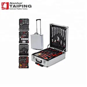 Topeakmart Tool Aluminum Portable Case hard carrying grooming storage case portable aluminum tool box