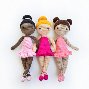 Poupées Em Crochet Amigurumi Baby Sisters, poupées au crochet mignonnes, faites à la main, jouets pour filles - Product Image 5