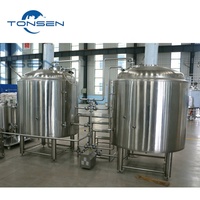 Conteneur de Fermentation en Acier Inoxydable 1000L Contrôlé par PLC avec Pompe et Moteur pour Équipement de Brassage de Micro-Bière Artisanale