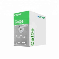 Kabel Internet LAN Cat6 UTP Tembaga Murni Murah Bersertifikasi ANSI/EIA/TIA-568B U-KCOM APLC-004 23AWG dengan Selubung PVC