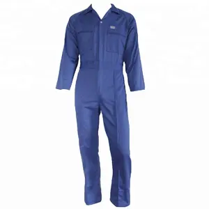 एक टुकड़ा गहरे नीले रंग का कस्टम लोगो कई जेब पुरुषों सस्ते सुरक्षा workwear coverall