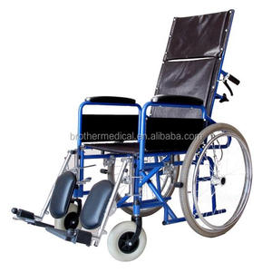 Plegable asiento ajustable silla de ruedas de acero de aluminio de sillas de ruedas para la venta - Product Image 2