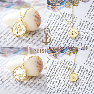12 Horoscope Bonne Réputation 925 14 K Or Énigmatique Scorpion Collier - Product Image 3
