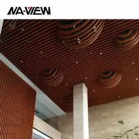 Ristorante di design alla moda di alluminio profilo deflettore soffitto soffitto in metallo