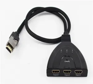 Séparateur HDMI 3 ports auto, prend en charge un commutateur, 4K x 2k @ 30hz, 3D, 1.4v, vente en gros, économique