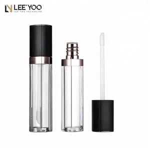 Neue leere quadratische Lip gloss Tube kosmetische Lip gloss Behälter Kunststoff Lippen balsam Tube Make-up Verpackung Behälter