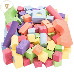 Wholesale Safety Lovely Bath EVA Foam Building Block Toys For Kids EVA Toy