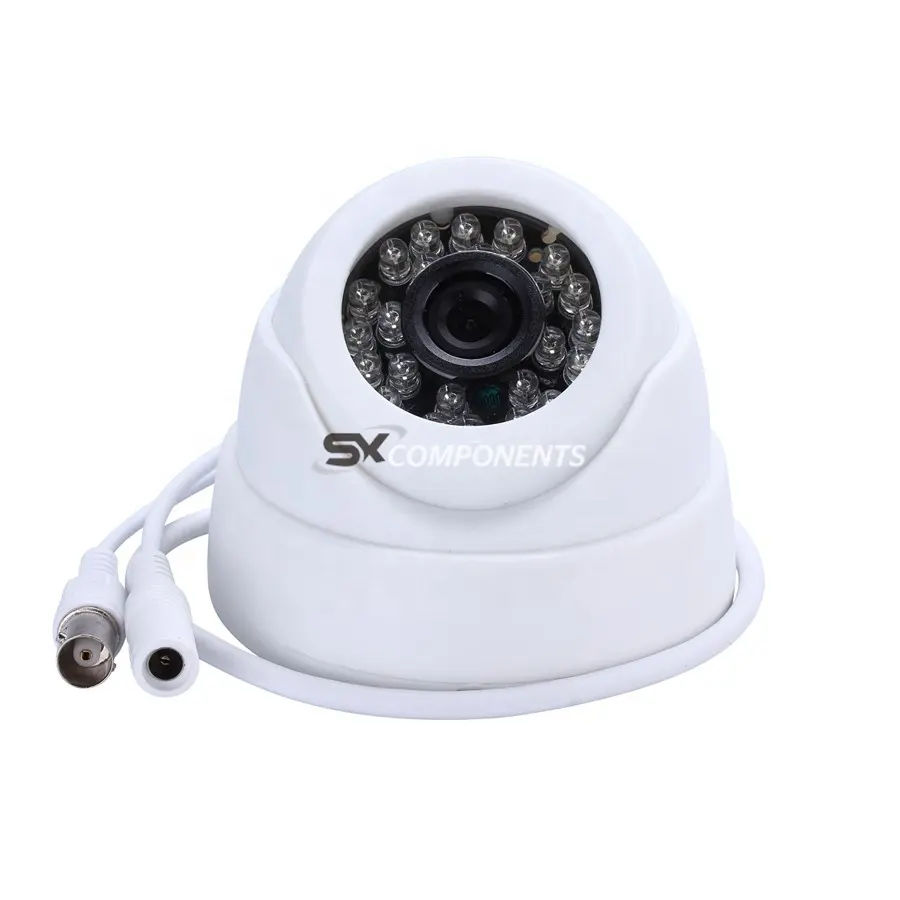 Caméra de vidéosurveillance à dôme intérieur, 1/3 pouces CMOS Real 700TVL, haute résolution 24 LED, sécurité analogique, 700tvl, CCTV, haute qualité