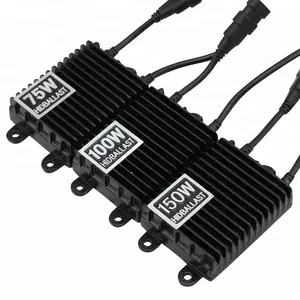 מכירה לוהטת 12v ac 75w 100w 150w 200w קסנון slim נטל