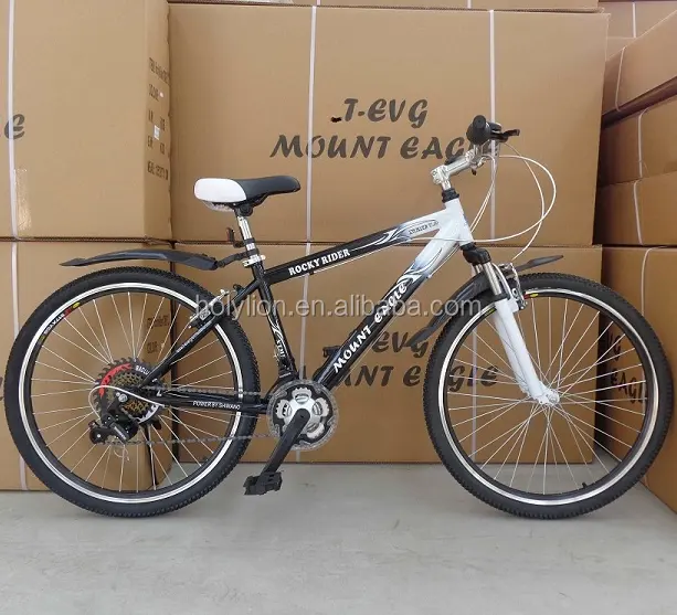 26 "noir modèle simple vélo de montagne en acier vtt de bonne qualité