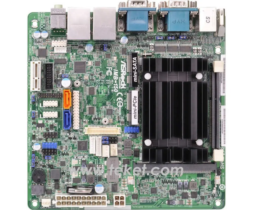 Asrock MINI-ITX Motherboard IMB-150 Port Multi Seri dengan Intel Celeron J1900/N2920/N2930 dengan Grafis Intel HD
