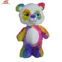 Groothandel Staande Knuffel Regenboog Panda Teddybeer