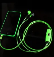 Nouveauté, livraison gratuite Poptel-écouteurs intra-auriculaires, lumière Visible, stéréo, oreillettes pour PC MP3 MP4, téléphone